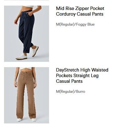 Halara Pants