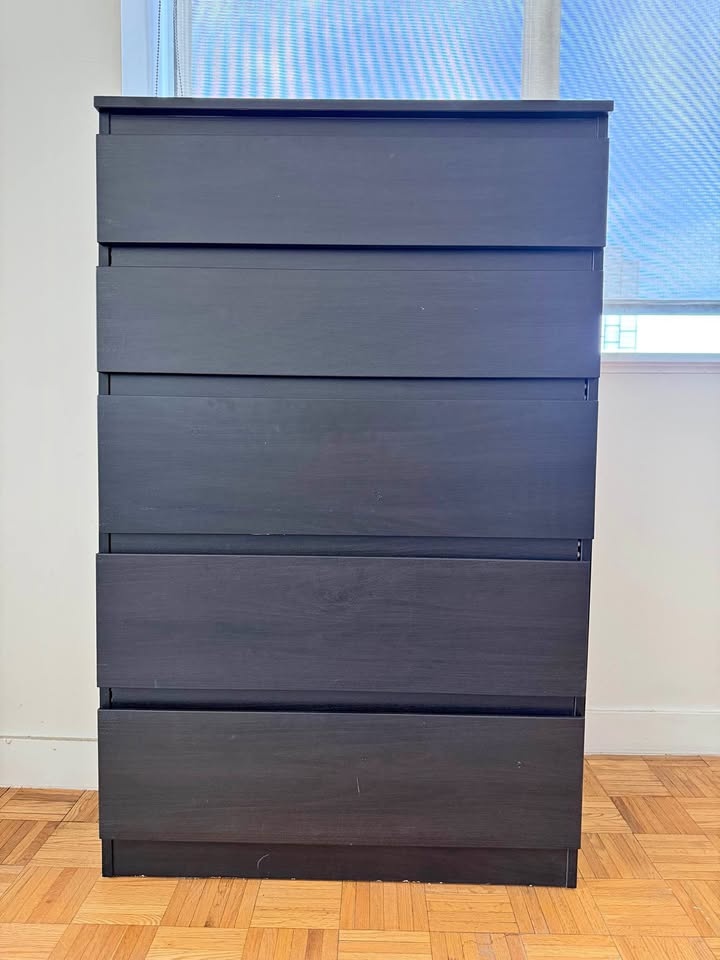 5 Drawer Storage Dresser (14.5"x27.5"x43.5")