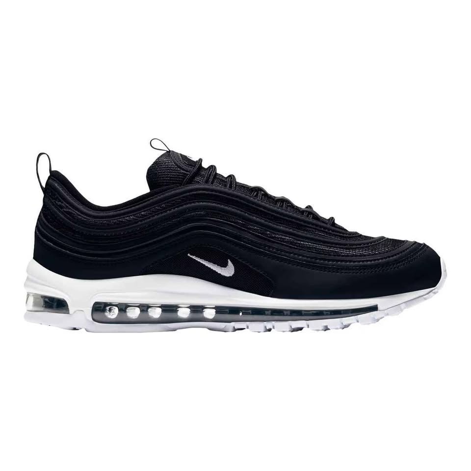 Nike Air Max 97 Black & White Size 9.5 NEW - photo 5