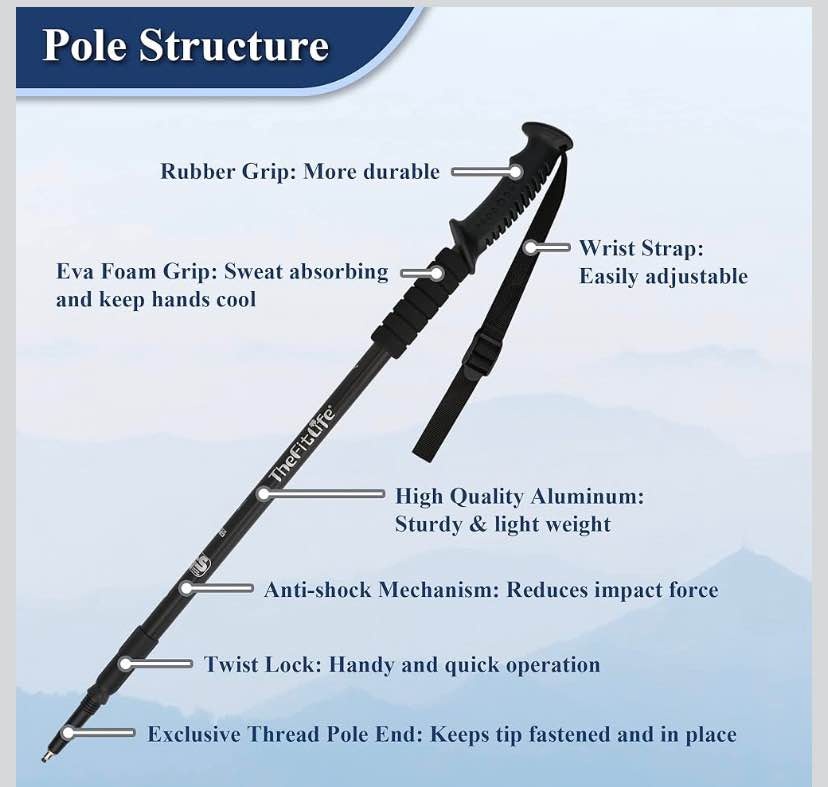 The Fit Life Nordic walking poles - photo 3