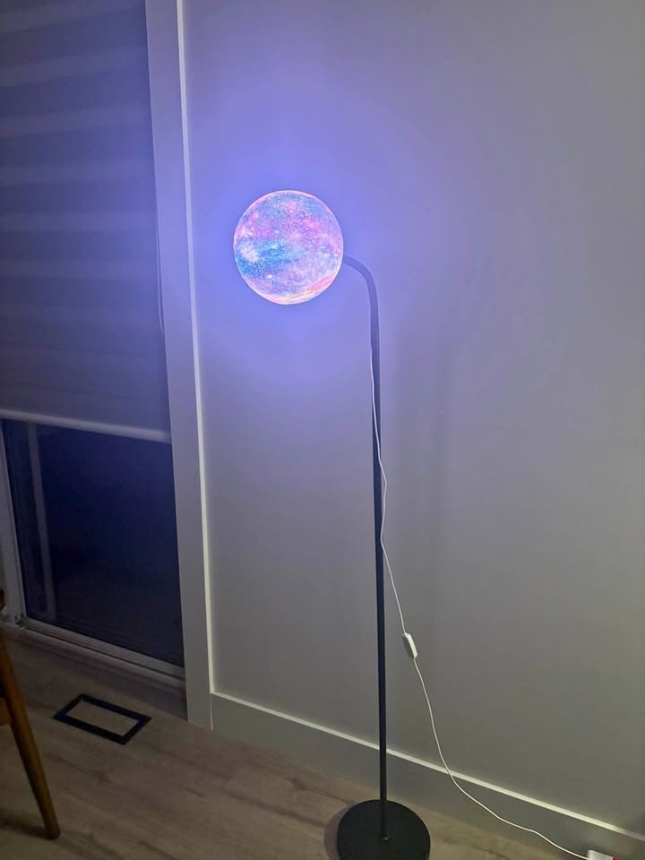 Colour Changing Galaxy Floor Lamp