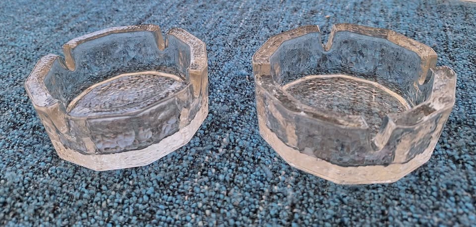 Glass Ash Tray Set - photo 2