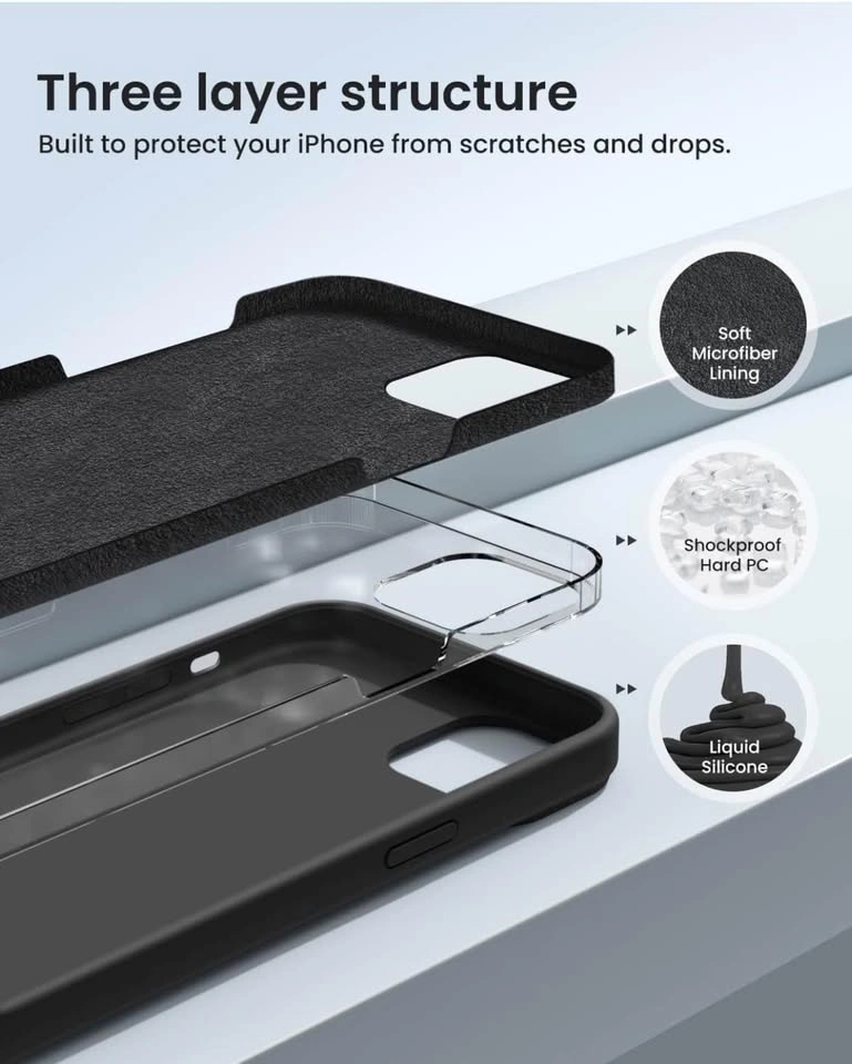 (new) iPhone 15 Case, Silicone Phone Case - photo 2