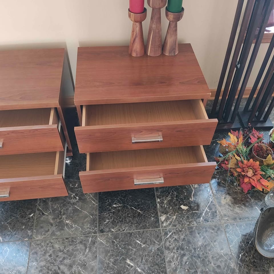 Pair of 2-Drawer Nightstands - photo 3