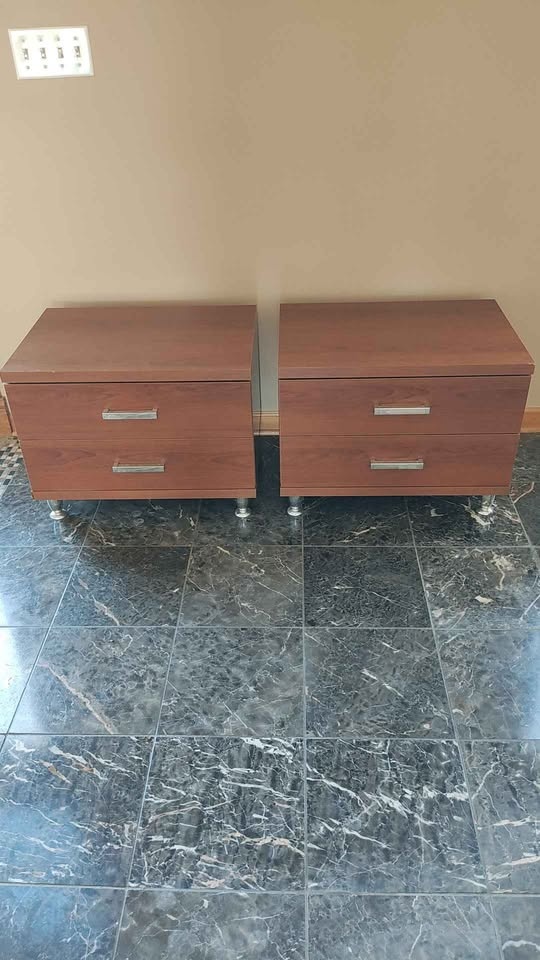 Pair of 2-Drawer Nightstands - photo 5