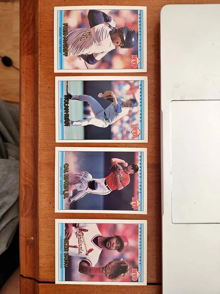 1992 Donruss MVP Baseball Card Lot – Ripken, Smith, Ryan thumbnail