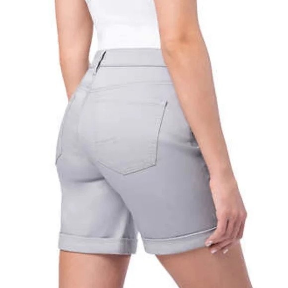 Parasuco Denim Shorts Ladies Light Grey