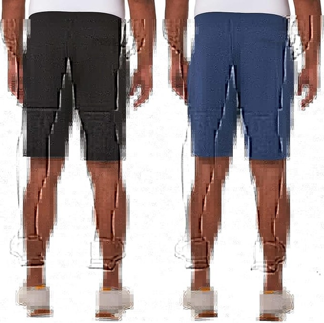 Sport Stretchable Mens Shorts Black (1 item) - photo 2