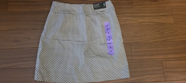 Casual Skirt Modern Print
