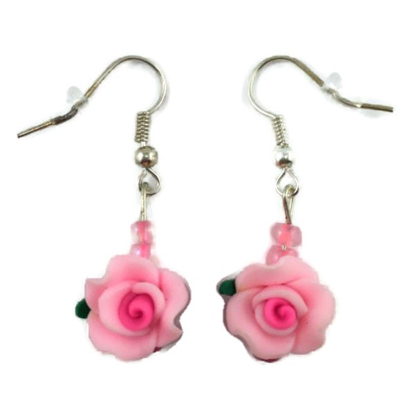Flower design summer earrings - photo 4