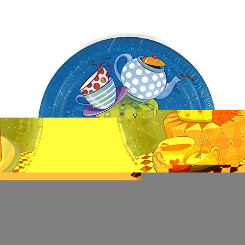 Mad Hatter Party Set for 16 - Cups, Plates, Napkins - photo 2