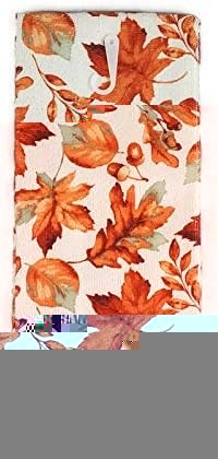 Kitchen Towel Set: Maple Leaves & Anchor Autumn Design - photo 3