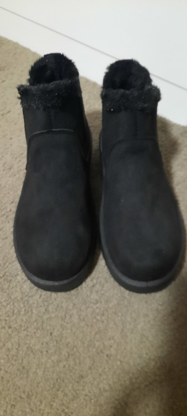 Winter Shoes Fleece-Lined Snow Boots Black - photo 2