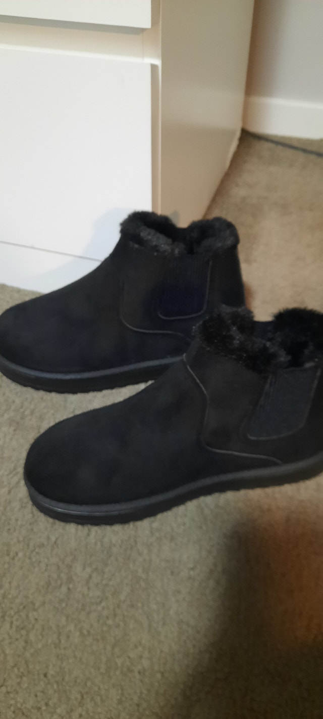 Winter Shoes Fleece-Lined Snow Boots Black - photo 3