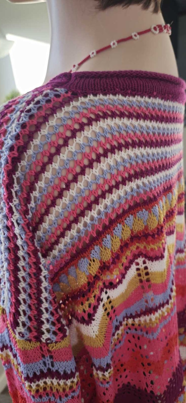 Women's Bright Boho Style Summer Sweater - photo 3