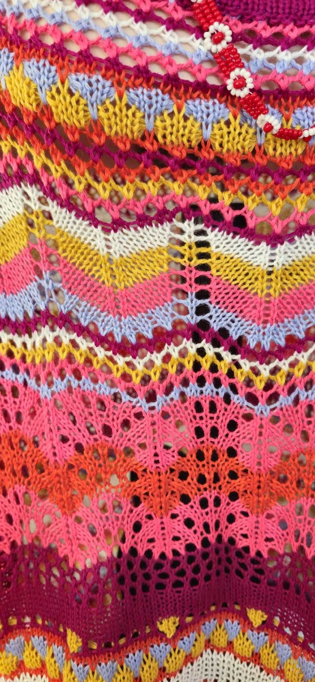 Women's Bright Boho Style Summer Sweater - photo 4