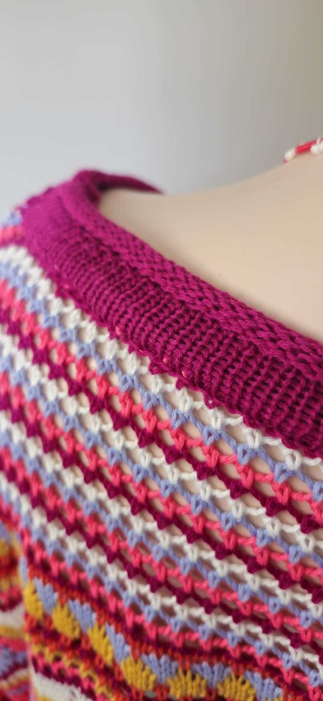 Women's Bright Boho Style Summer Sweater - photo 5