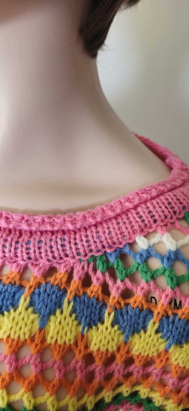 Women's knit boho style summer sweater - photo 3