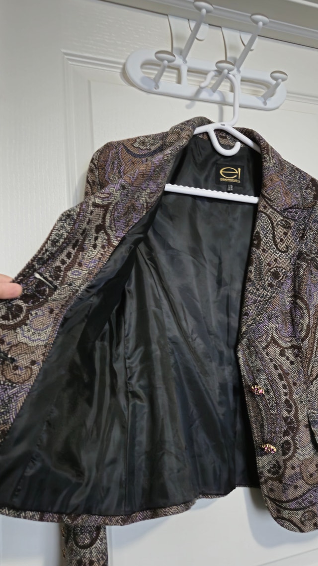 Women's Jacket / Tapestry with Swarovski Buttons - Made in Italy - photo 4