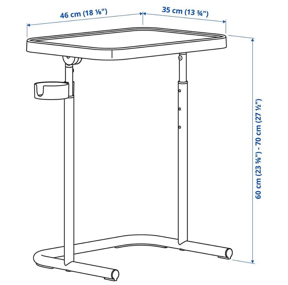 Adjustable Laptop Stand with Cup Holder - photo 4