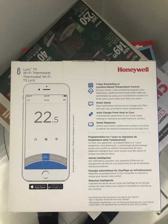 BNIB Honeywell SMART thermostat - photo 4