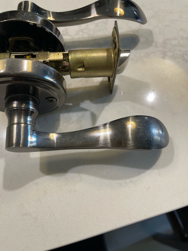Gorgeous Pewter Door Levers - photo 2