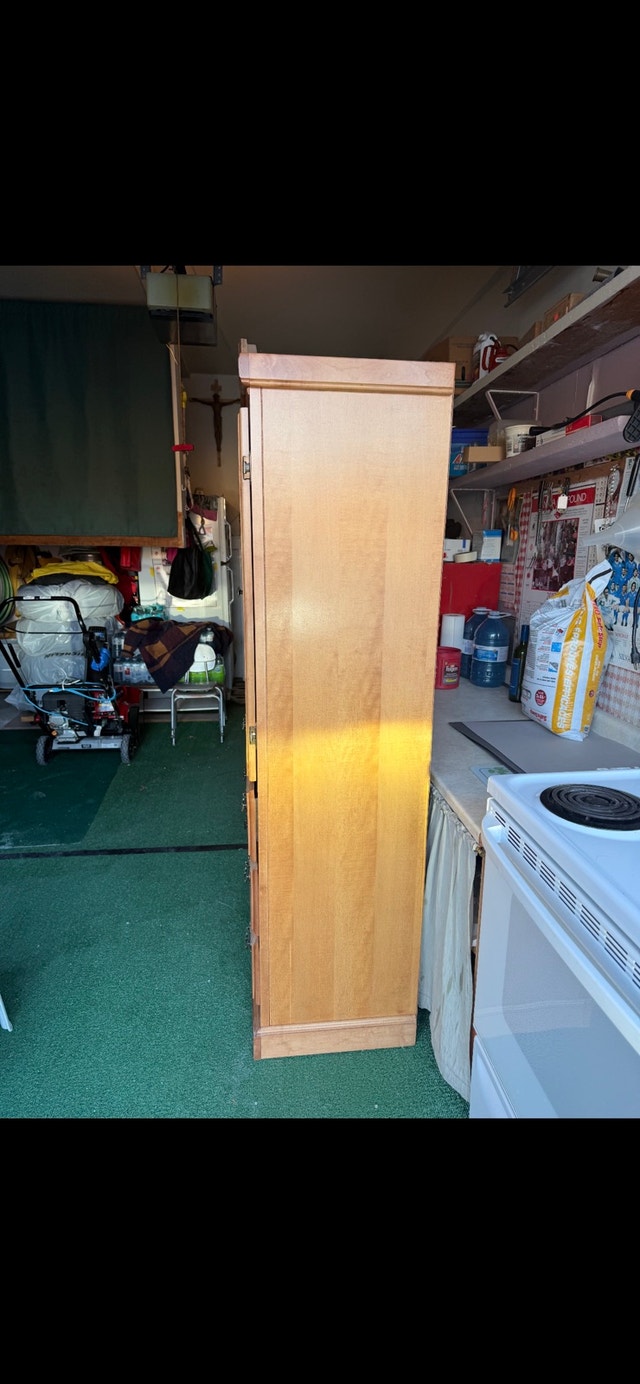 Wooden Armoire 6’2” high, 3’11” Wide & 18” deep - photo 3
