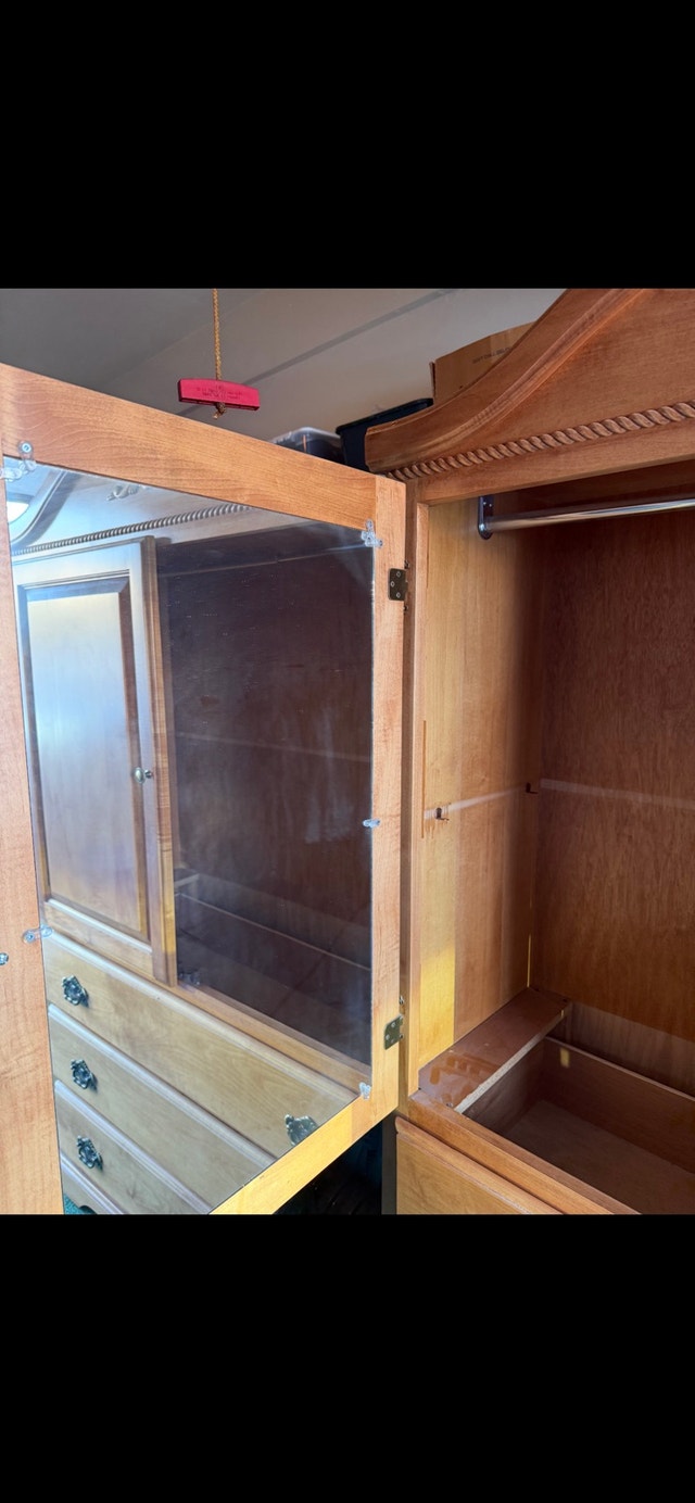 Wooden Armoire 6’2” high, 3’11” Wide & 18” deep - photo 4