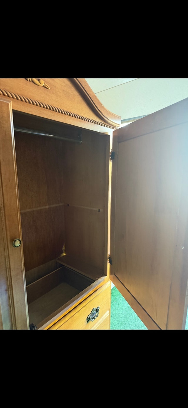 Wooden Armoire 6’2” high, 3’11” Wide & 18” deep - photo 5
