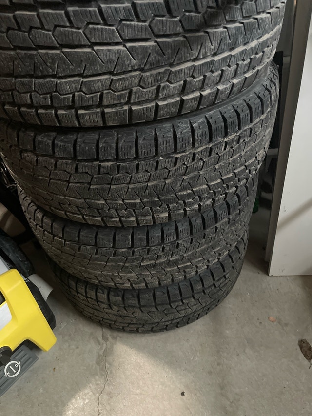 Yokohama IceGuard Winter Tires on 5x100 Subaru Rims