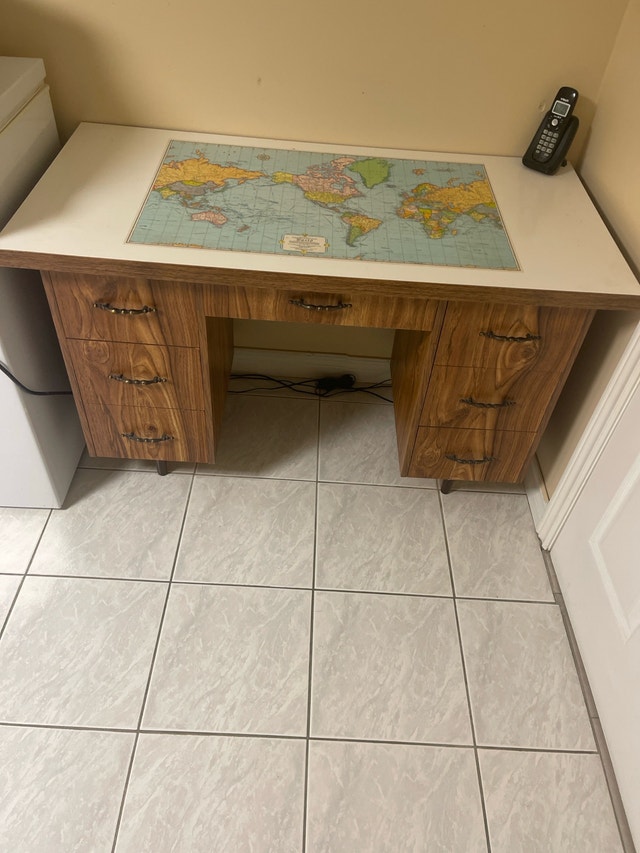 World Map Desk