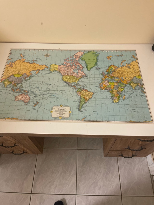 World Map Desk - photo 4