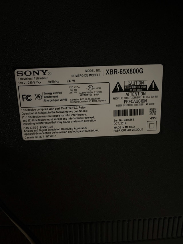 65” Sony Bravia 4K needs repair. - photo 2