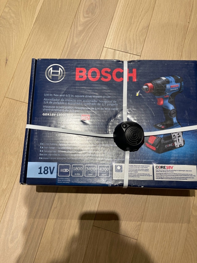 Bosch 1/4 and 1/2 Impact Driver Drill