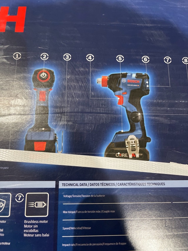 Bosch 1/4 and 1/2 Impact Driver Drill - photo 4