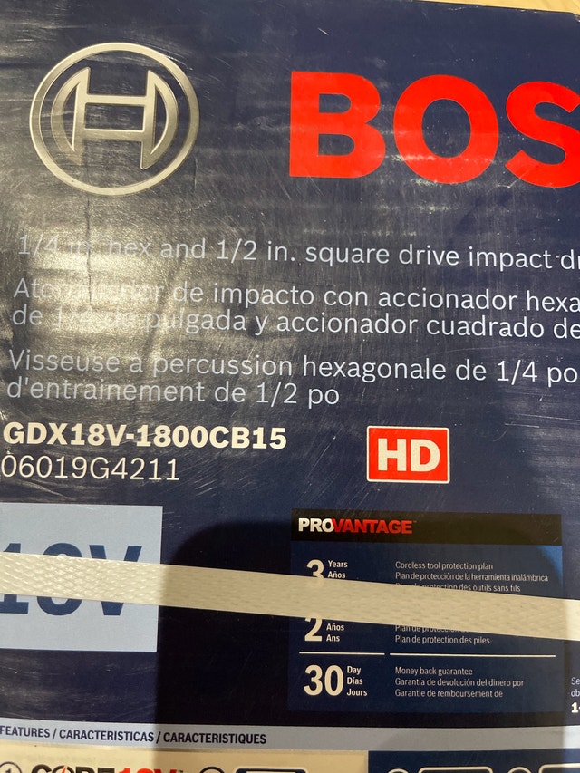 Bosch 1/4 and 1/2 Impact Driver Drill - photo 5