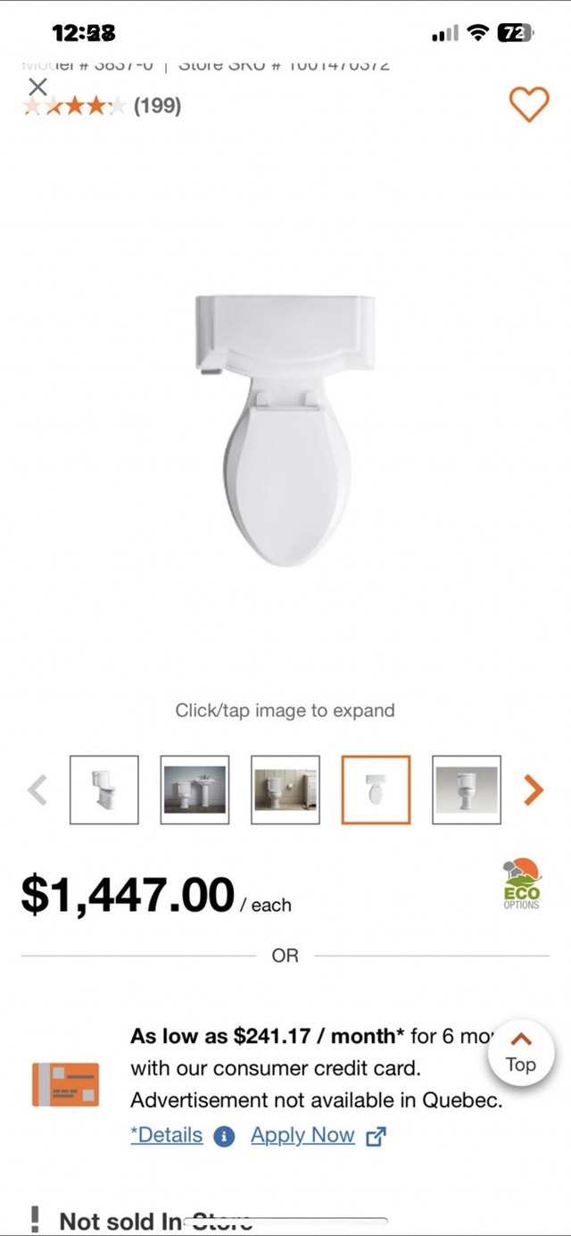 Kohler Devonshire Designer Toilet - photo 2
