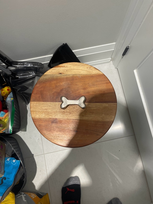 Dog Food Storage Tin