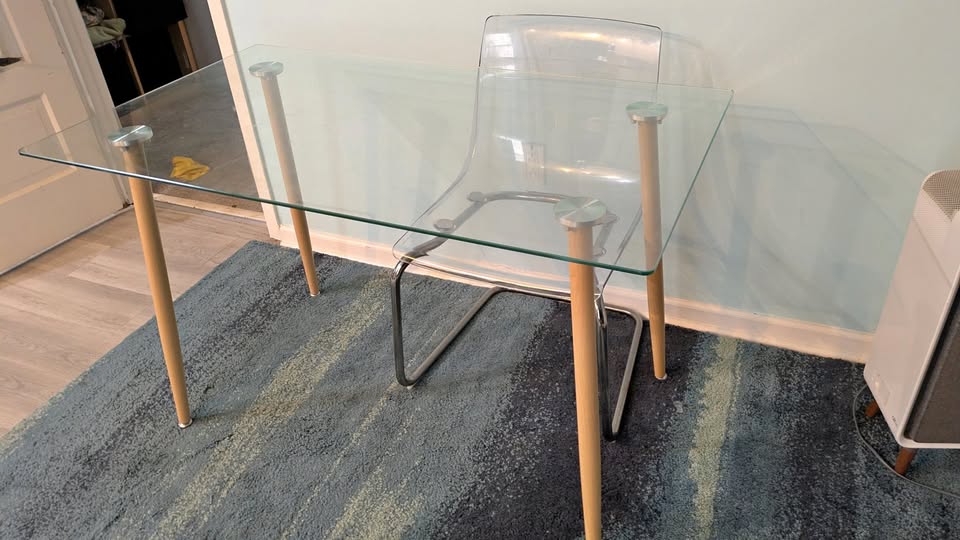 Glass table