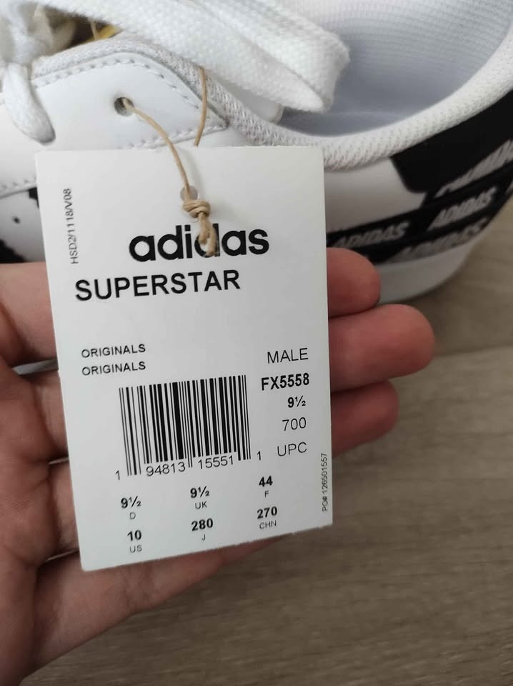 Adidas Superstar Originals Size 10 Mens - photo 4