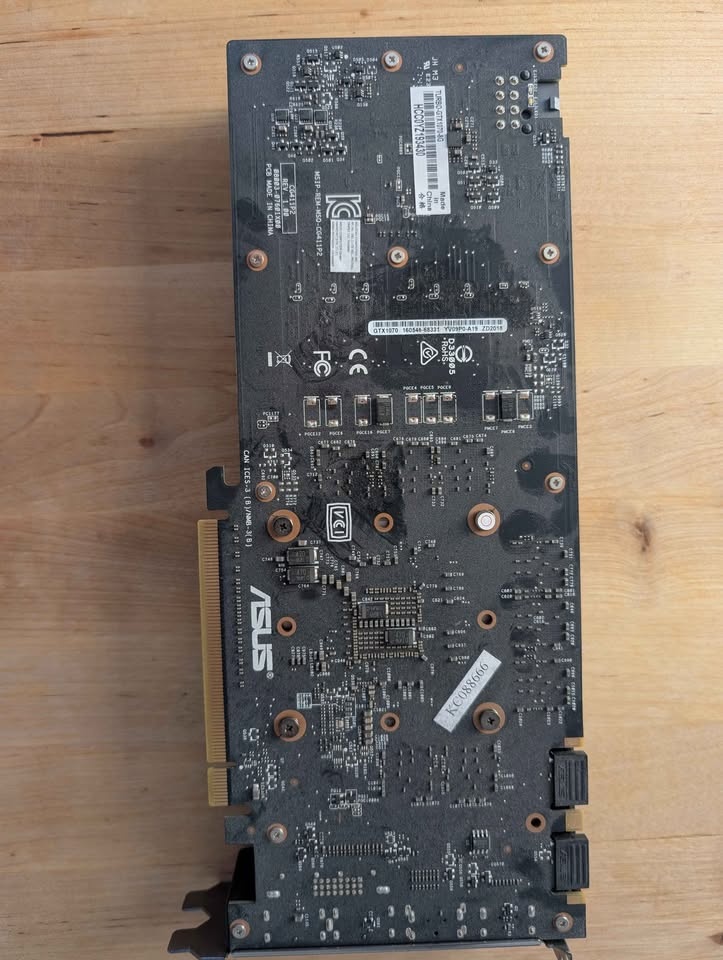 Nvidia Asus GTX Turbo 1070 8GB - SLI connection - photo 3