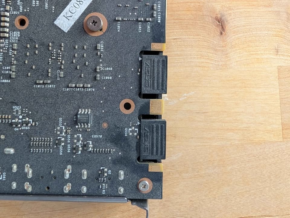 Nvidia Asus GTX Turbo 1070 8GB - SLI connection - photo 5