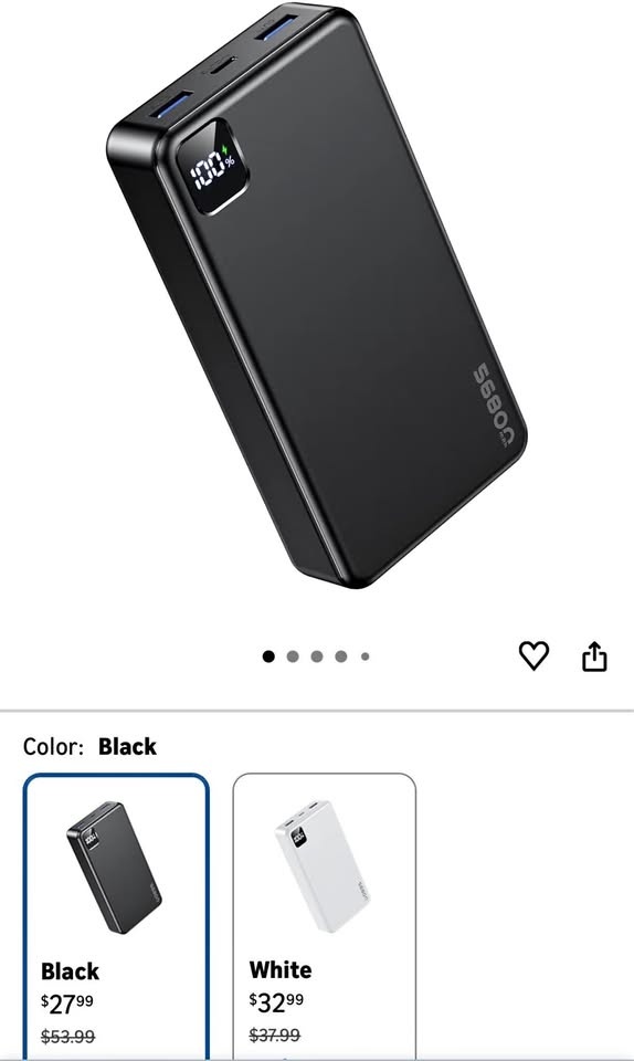 56800mAh 22.5W Portable Charger Power Bank
