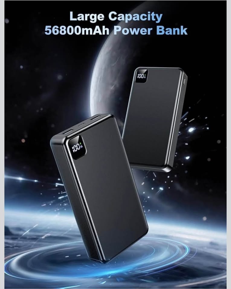 56800mAh 22.5W Portable Charger Power Bank - photo 4