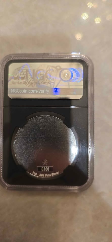 2025 1oz Silver "Cracked Lincoln" Medal - NGC Gem Unc FDI - photo 2