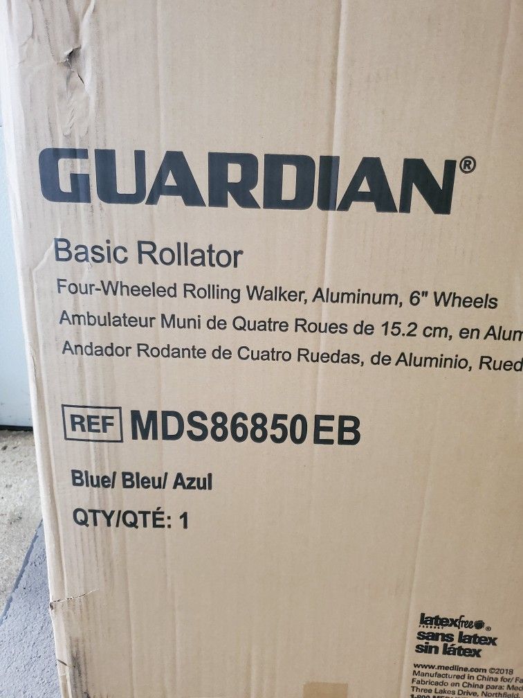 Medline Guardian Basic Rollator, New In Box - photo 3