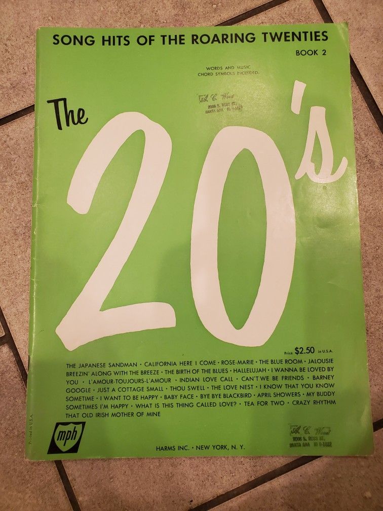 Song Hits of The Roaring 20' - Song Hits of The 30's - photo 2