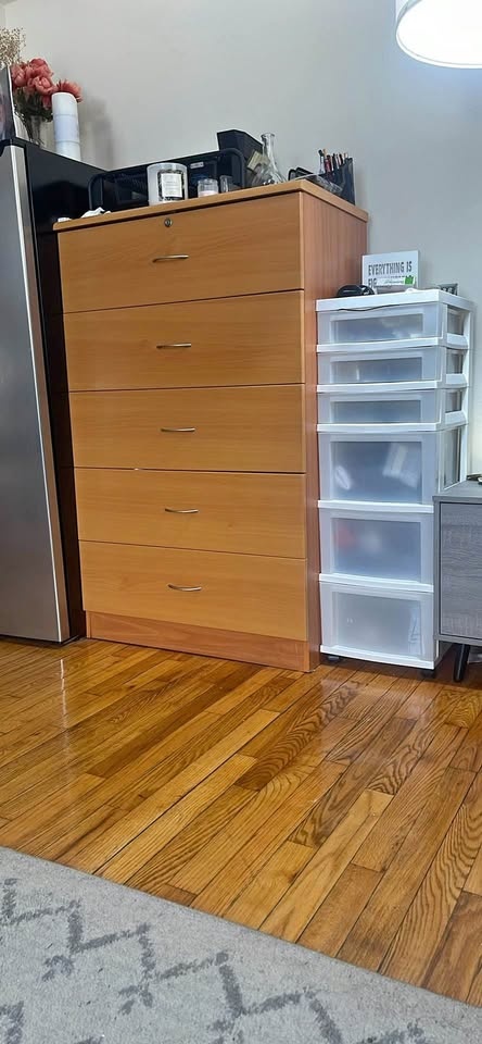 Nice clean wooden dresser tall