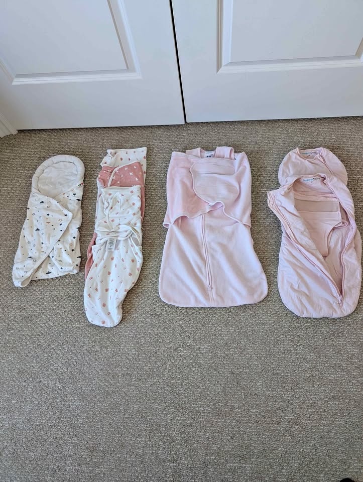 Baby Girl Swaddles and Sleep Sacs