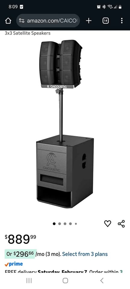 CAICOUSTIC CAIXA115 SPEAKER SYSTEM